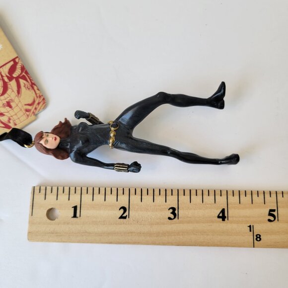 Disney Store Black Widow Marvel Superhero Sketchbook Christmas Ornament NIB - Picture 8 of 8